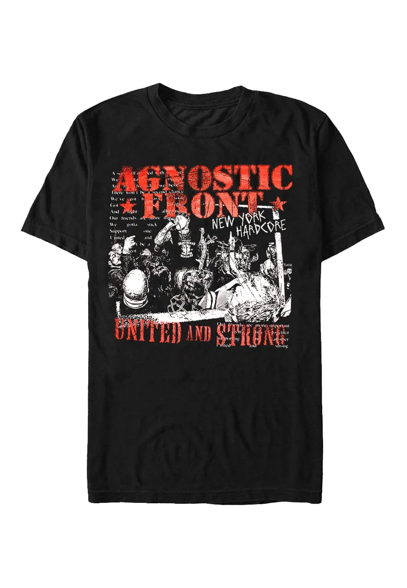 Agnostic Front United And Strong T-Shirt