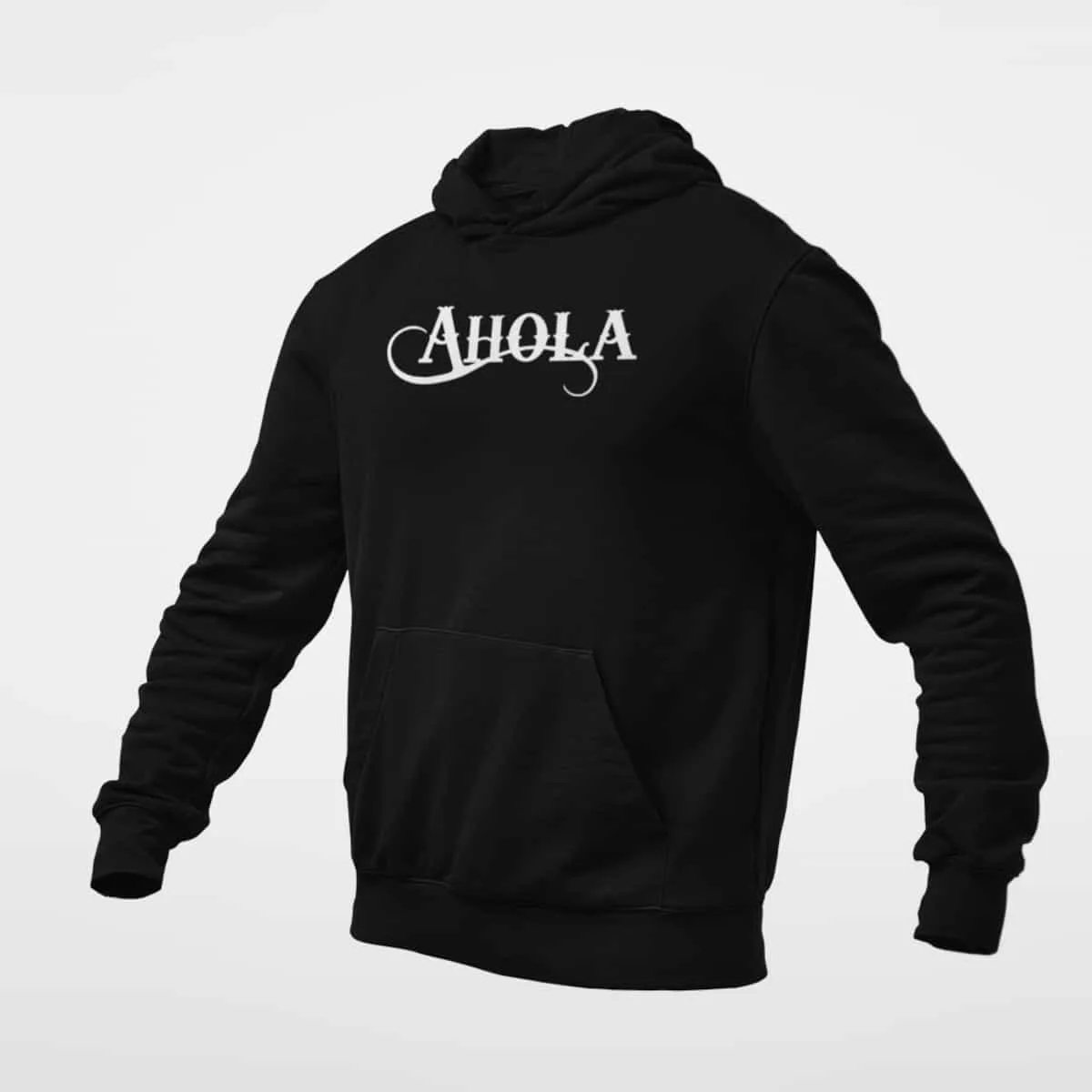 Ahola Hoodie, Ahola Logo Black Hoodie, Hard Rock Merchandise