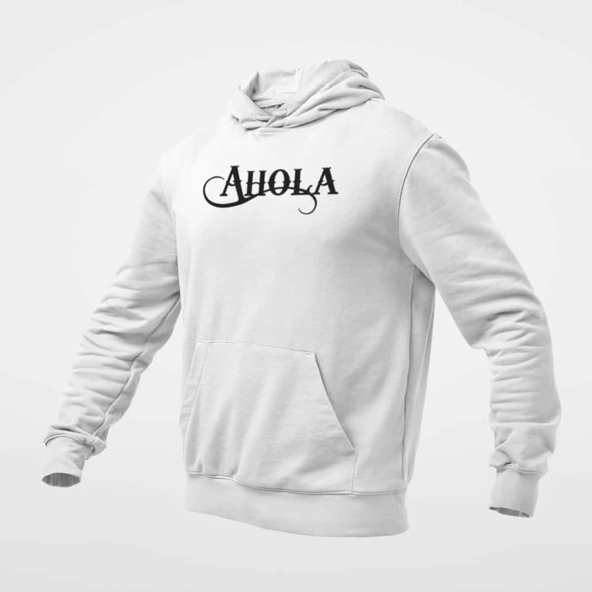 Ahola Hoodie, Ahola Logo White Hoodie, Hard Rock Merchandise