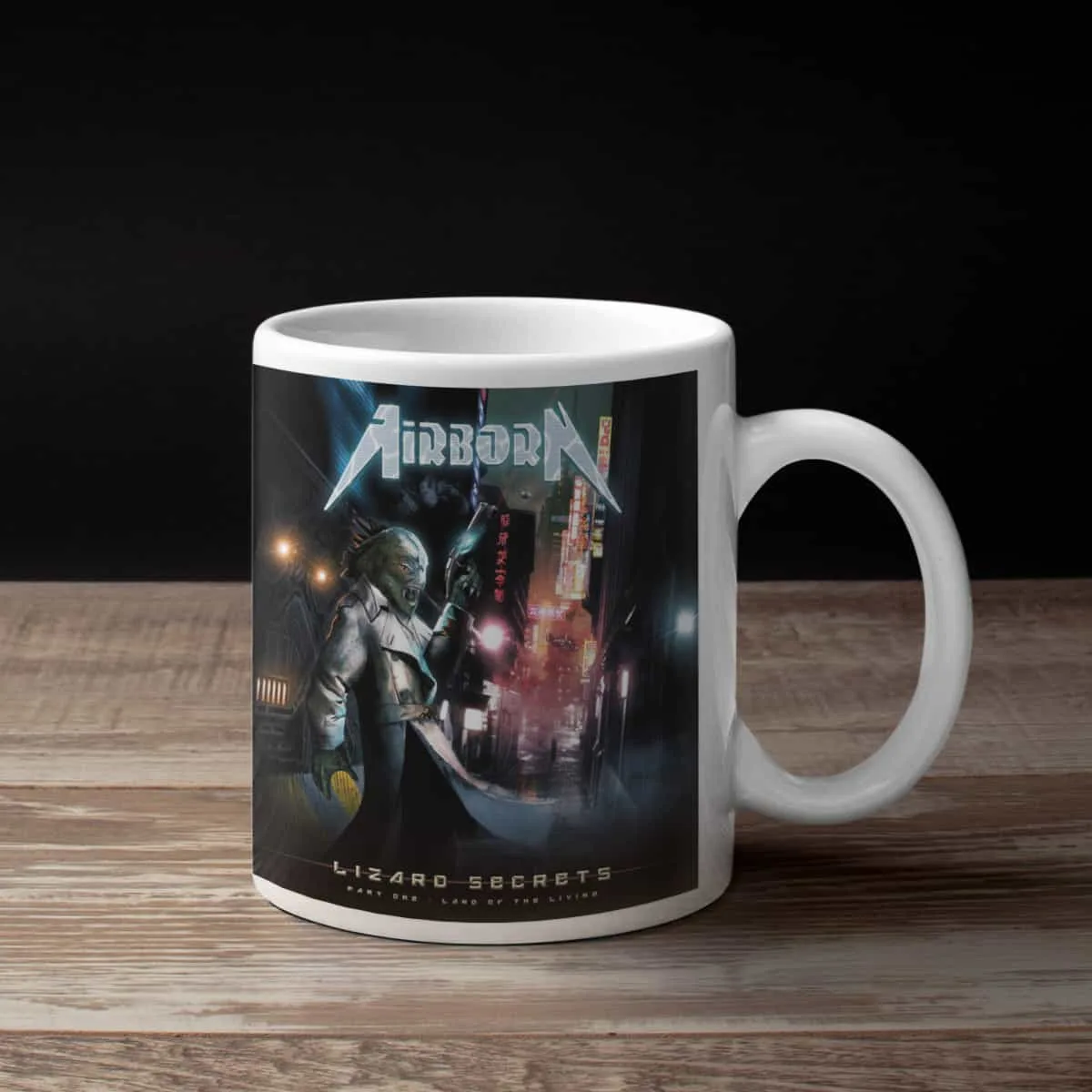 Airborn Coffee Mug, Airborn Lizard Secrets Coffee Mug