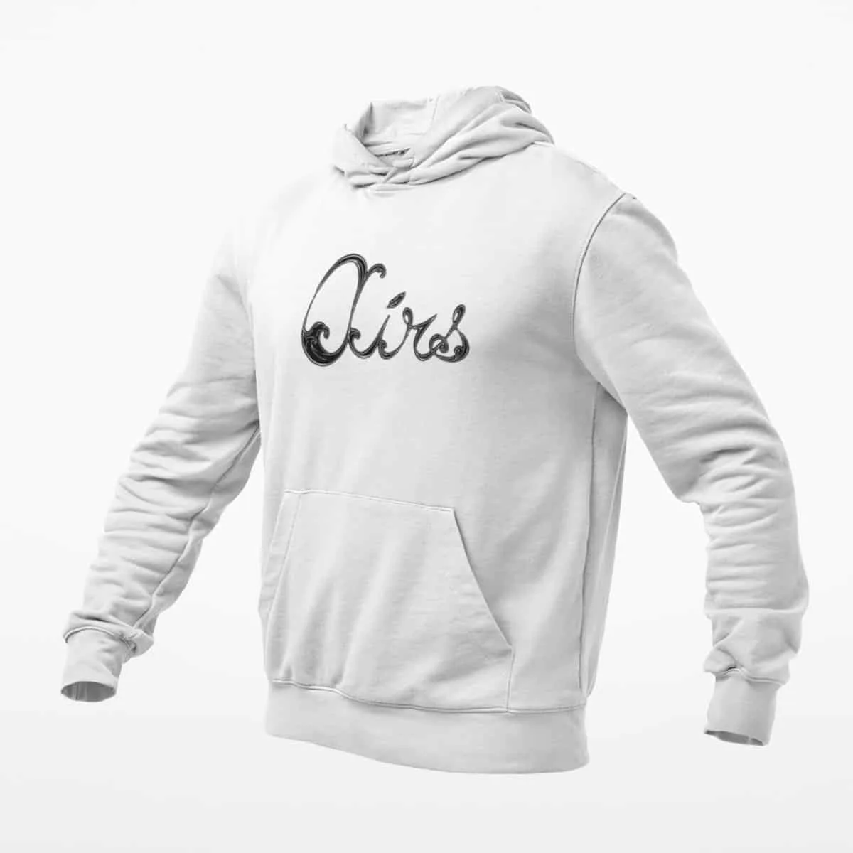 Airs Hoodie, Airs Logo White Hoodie, Heavy Metal Merchandise