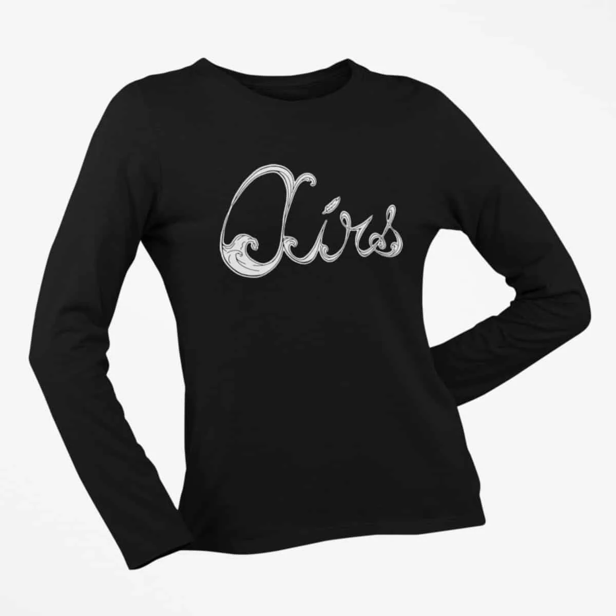 Airs Long Sleeve T-Shirt, Airs Logo Black Long Sleeve T-Shirt, Heavy Metal Merchandise