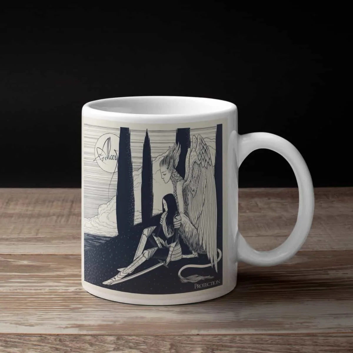 Alcest Coffee Mug, Alcest Protection Coffee Mug
