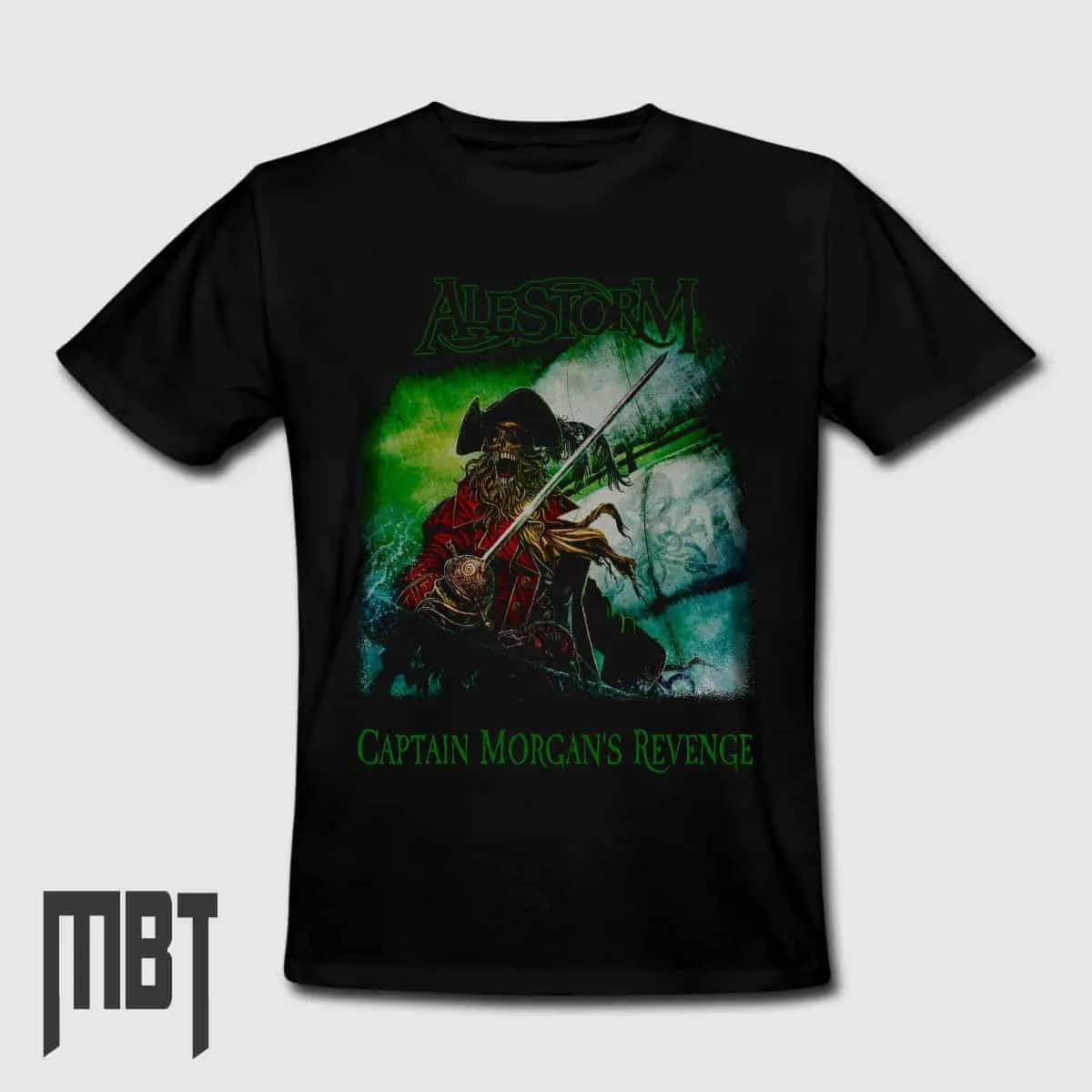Alestorm Band T-Shirt, Alestorm Captain Morgan's Revenge T-Shirt