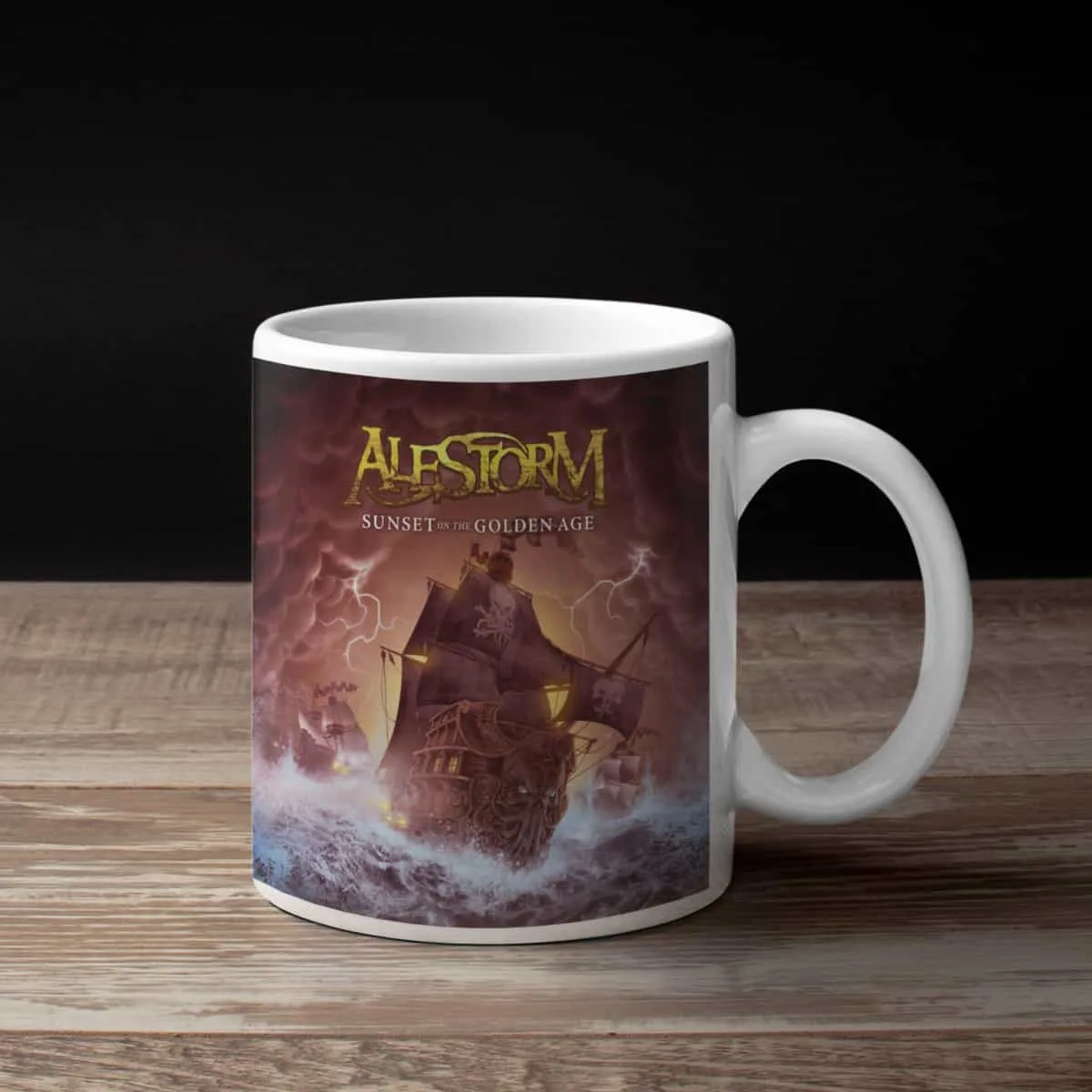 Alestorm Coffee Mug, Alestorm Sunset on the Golden Age Coffee Mug