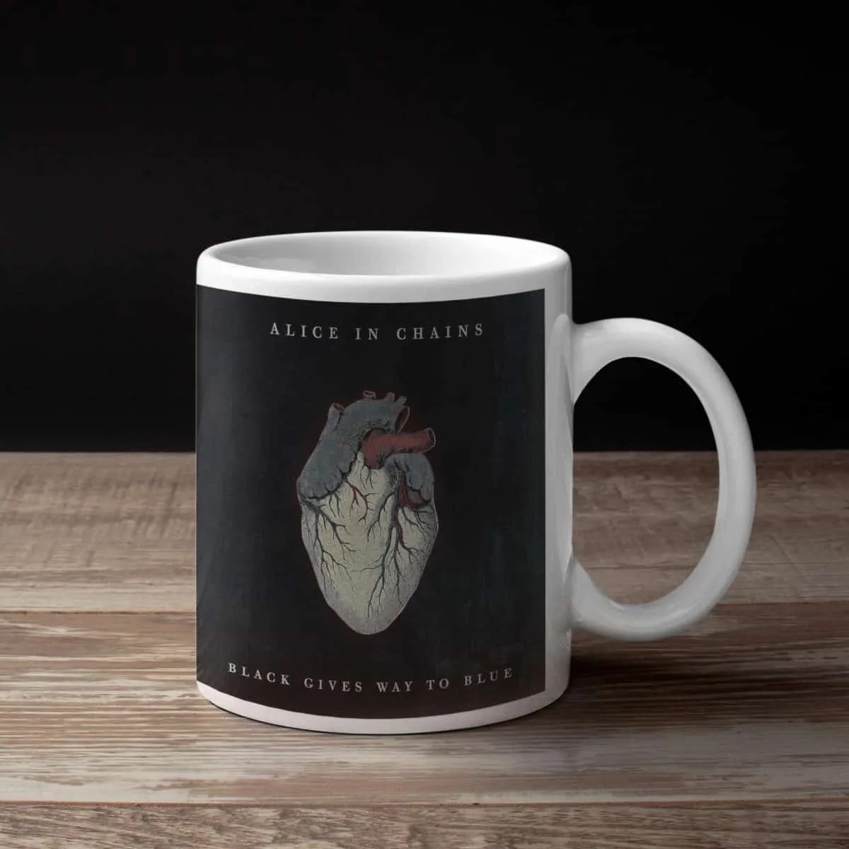 Alice In Chains Coffee Mug, Alice In Chains Black Gives Way to Blue Coffee Mug