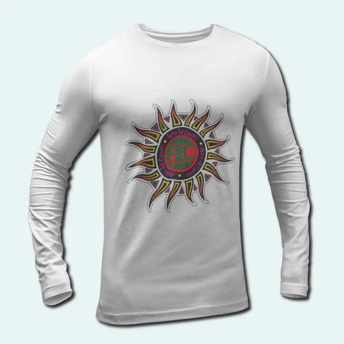 Alice in Chains Long Sleeve T-Shirt, Alice in Chains Logo Longsleeve Tee, Heavy Metal, Grunge, Sludge Metal, Alternative Rock, Hard Rock Merch