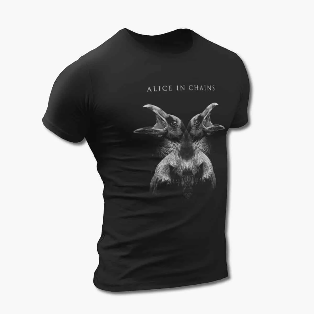 Alice In Chains T-Shirt, Alice In Chains Hollow Artwork Black T-Shirt, Alternative Metal Merch