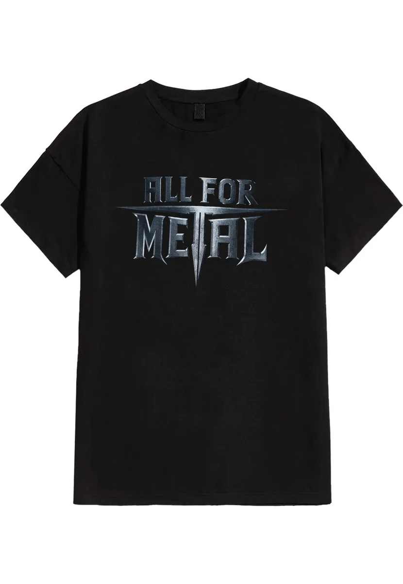 All For Metal Legends Logo T-Shirt