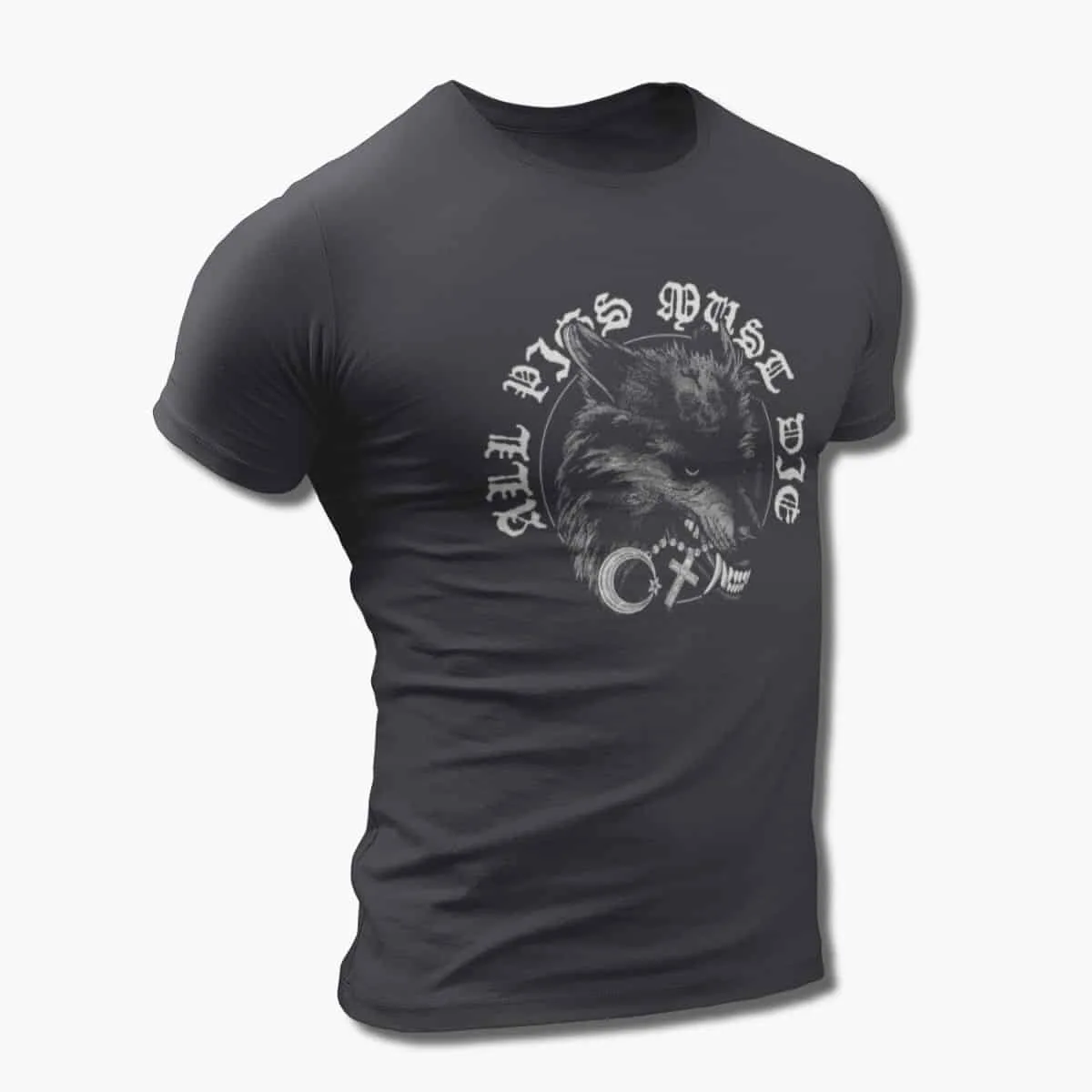 All Pigs Must Die T-Shirt, APMD Logo Artwork Black T-Shirt, Metalcore Merchandise
