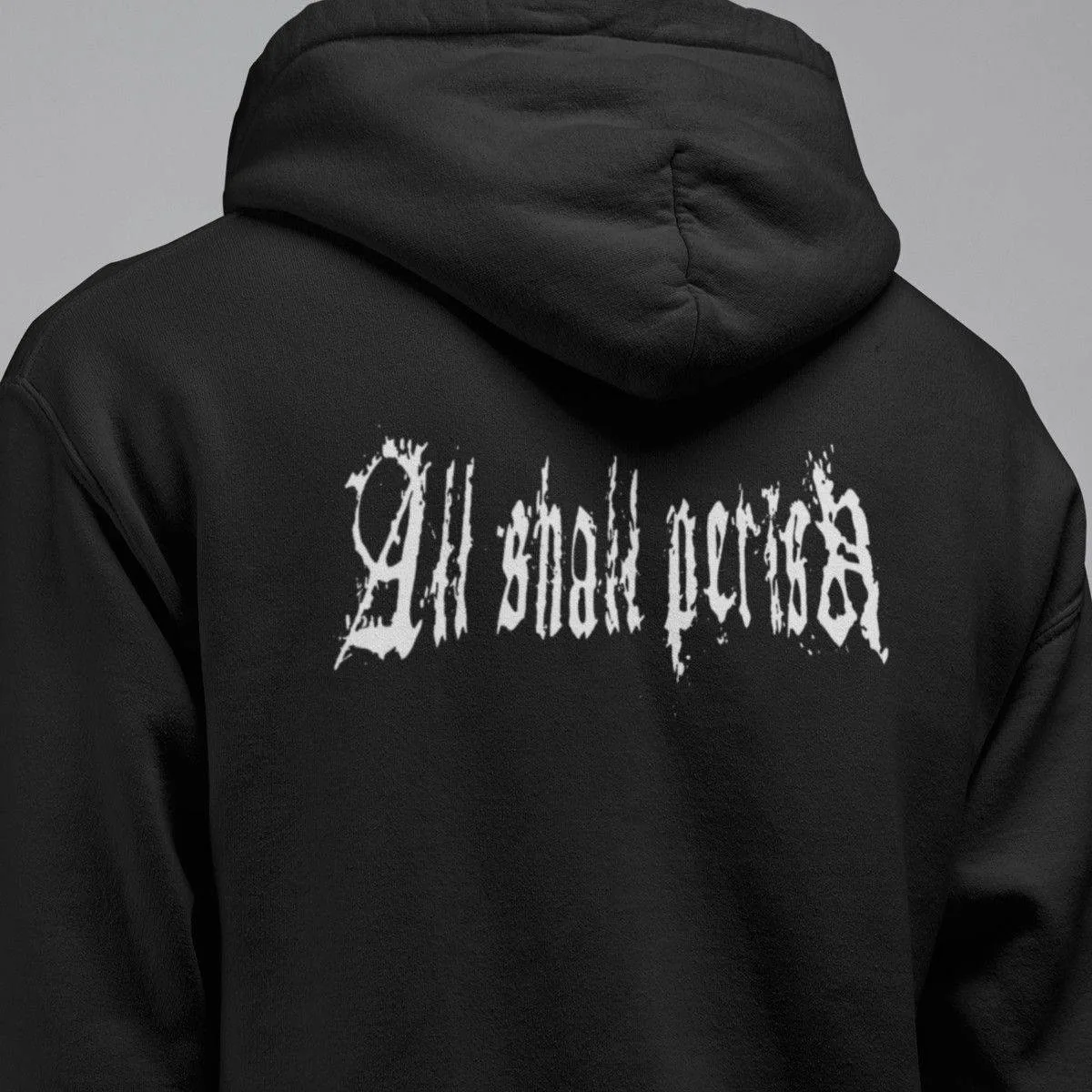 All Shall Perish Band Hoodie, All Shall Perish Logo Hooded Sweatshirt, Deathcore Metal Merch