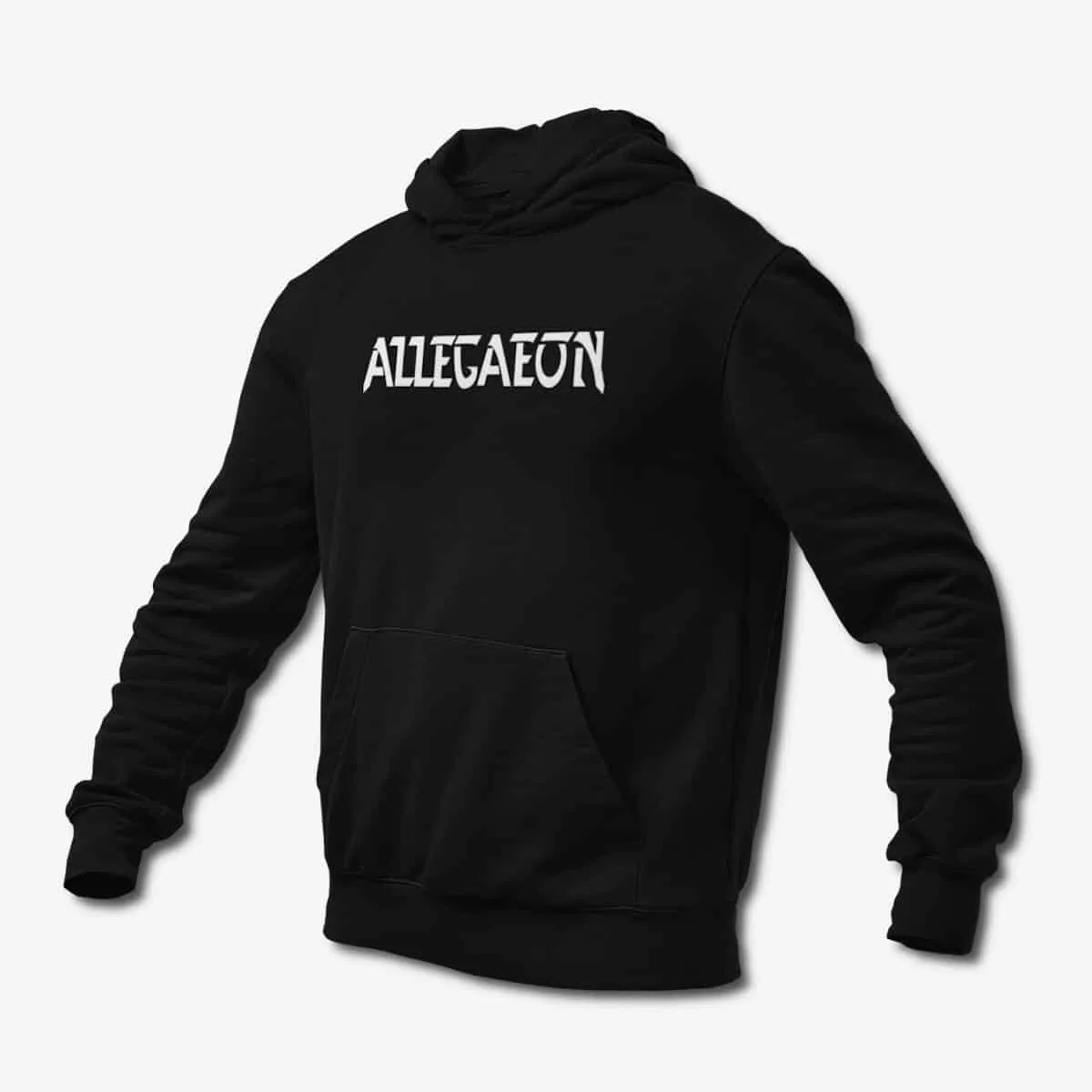 Allegaeon Hoodie, Allegaeon Band Logo Black Hoodie, Melodic Death Metal Merchandise
