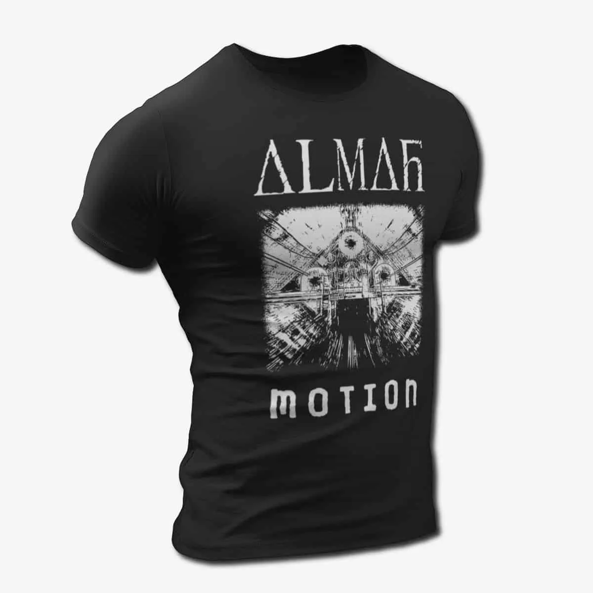 Almah Band T-Shirt, Almah Motion Artwork T-Shirt, Melodic Power Metal Merch