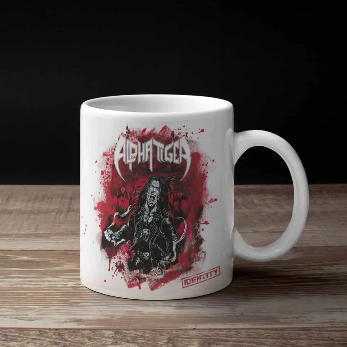 Alpha Tiger Coffee Mug, Alpha Tiger iDentity Coffee Mug