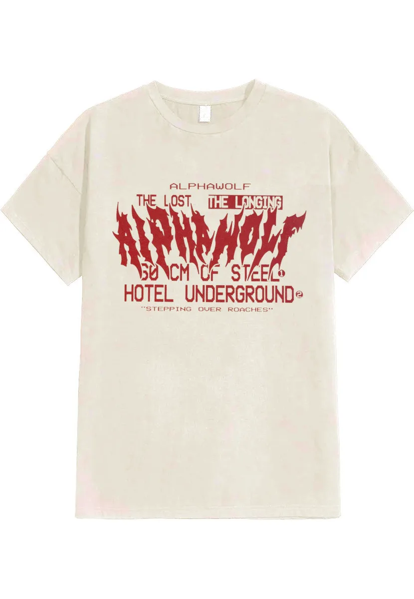 Alpha Wolf Roaches Ecru T-Shirt