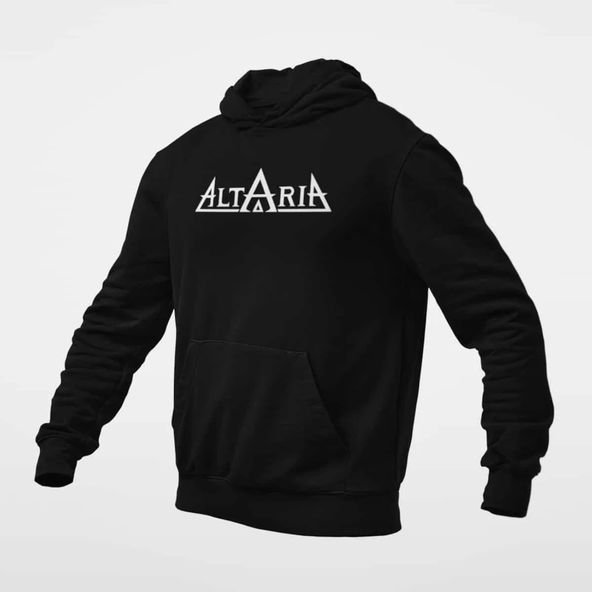 Altaria Hoodie, Altaria Logo Black Hoodie, Melodic Power Metal Merchandise
