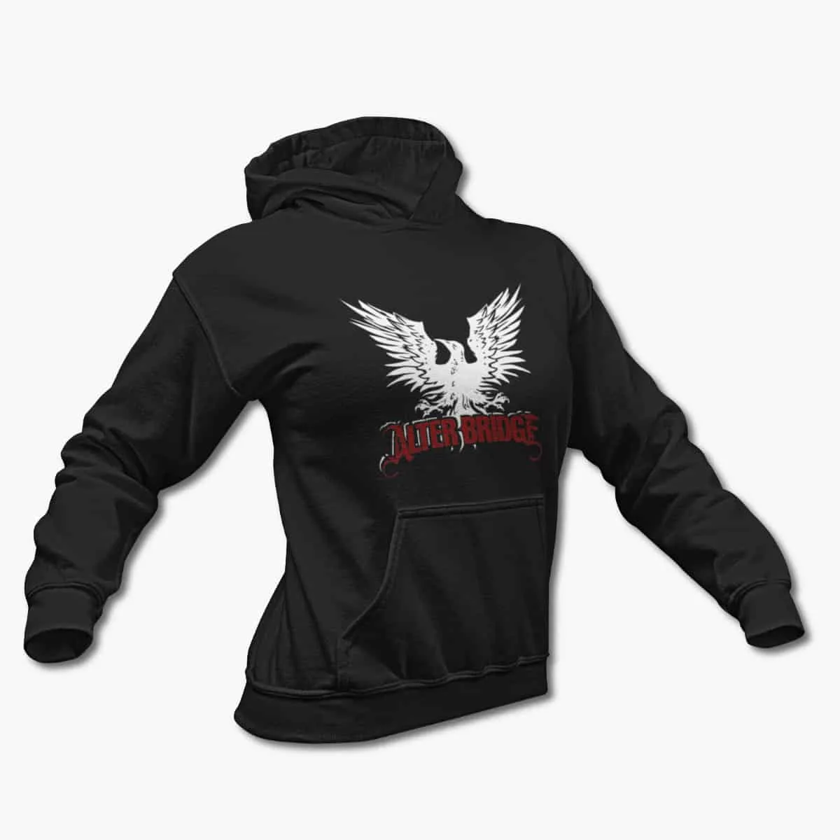 Alter Bridge Hoodie, Alter Bridge Blackbird Black Hooded Sweatshirt, Hard Rock Merchandise
