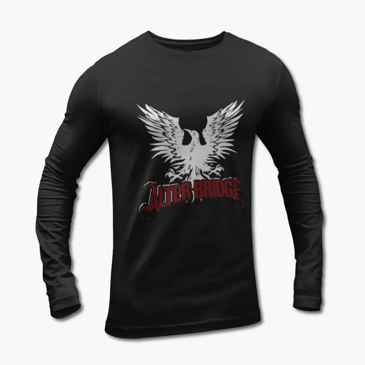 Alter Bridge Long Sleeve T-Shirt, Alter Bridge Blackbird Black Longsleeve T-Shirt, Hard Rock Merchandise