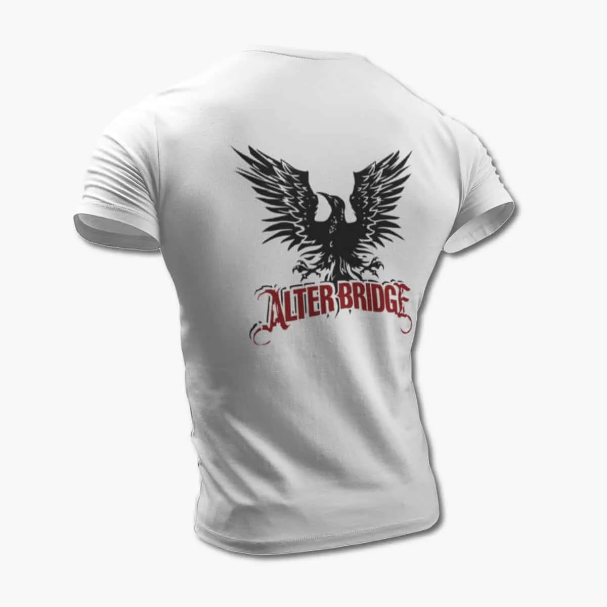 Alter Bridge T-Shirt, Alter Bridge Blackbird White T-Shirt, Hard Rock Merchandise