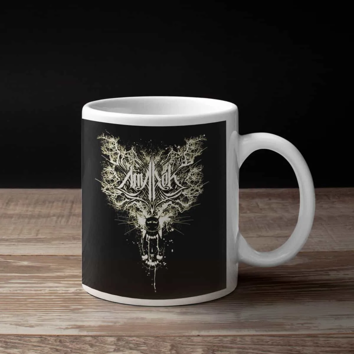 Amarok Coffee Mug, Amarok Wolf Artwork Coffee Mug