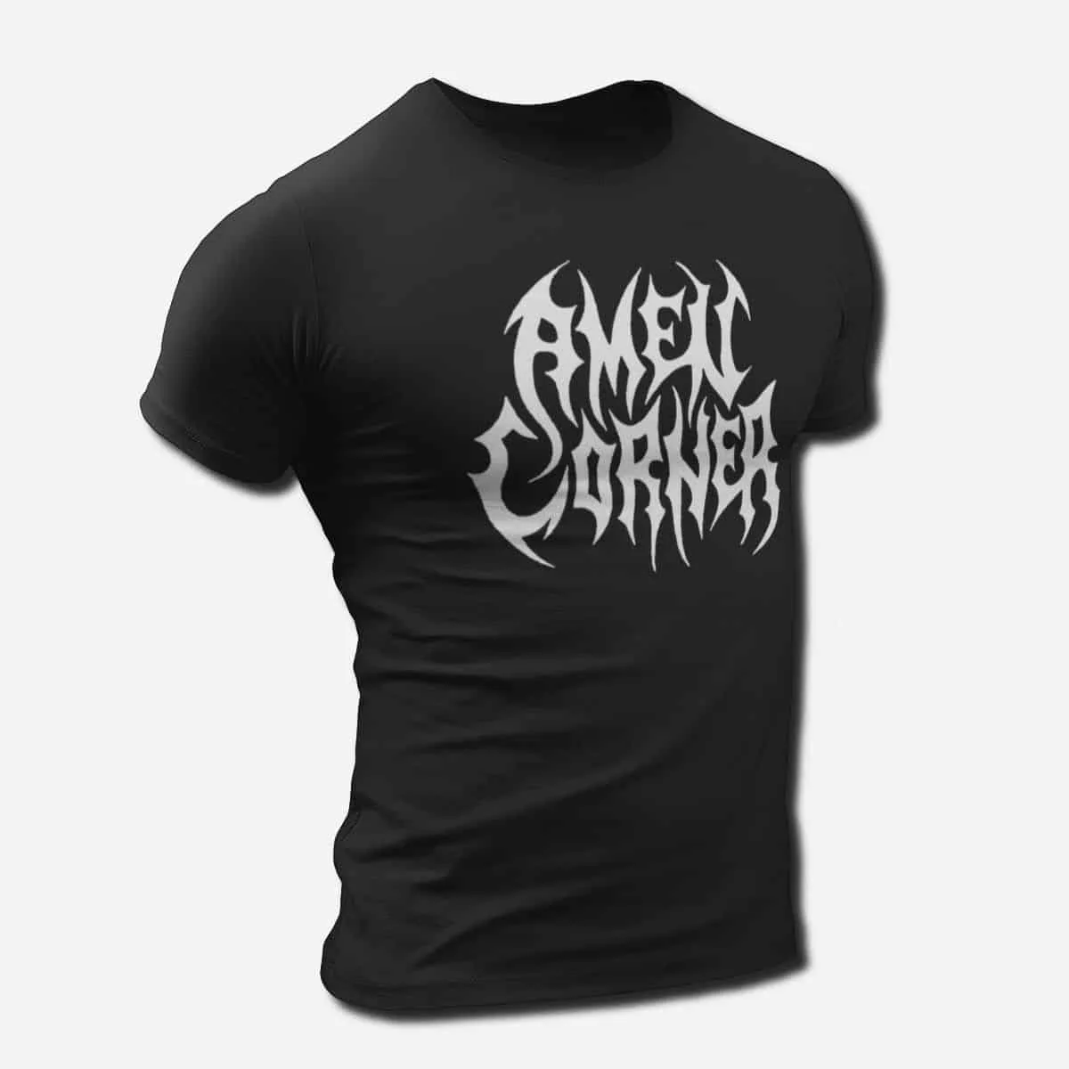 Amen Corner Band T-Shirt, Amen Corner Logo T-Shirt, Black Metal Merch