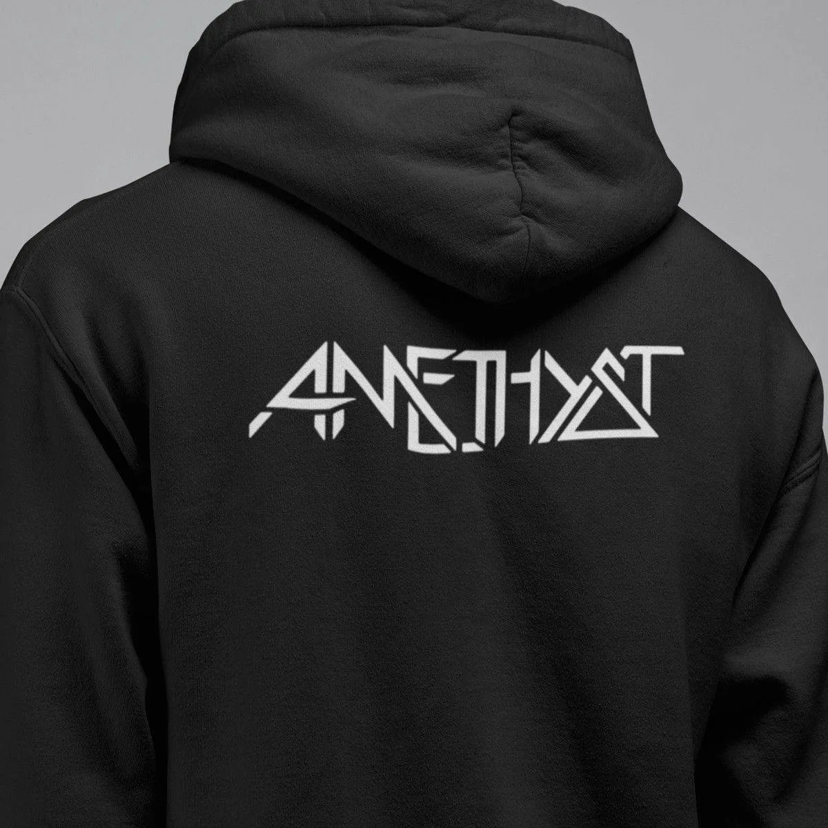 Amethyst Band Hoodie, Amethyst Logo Hooded Sweatshirt, NWOBHM, Hard Rock Merch