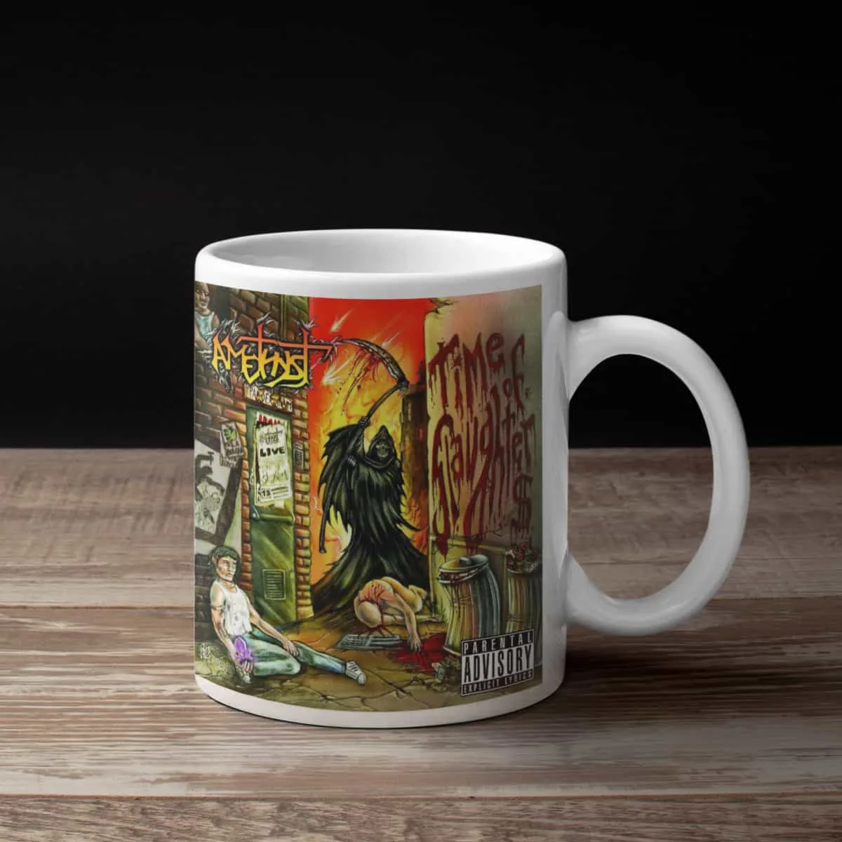 Amethyst Coffee Mug, Amethyst Time Of Slaugters Coffee Mug