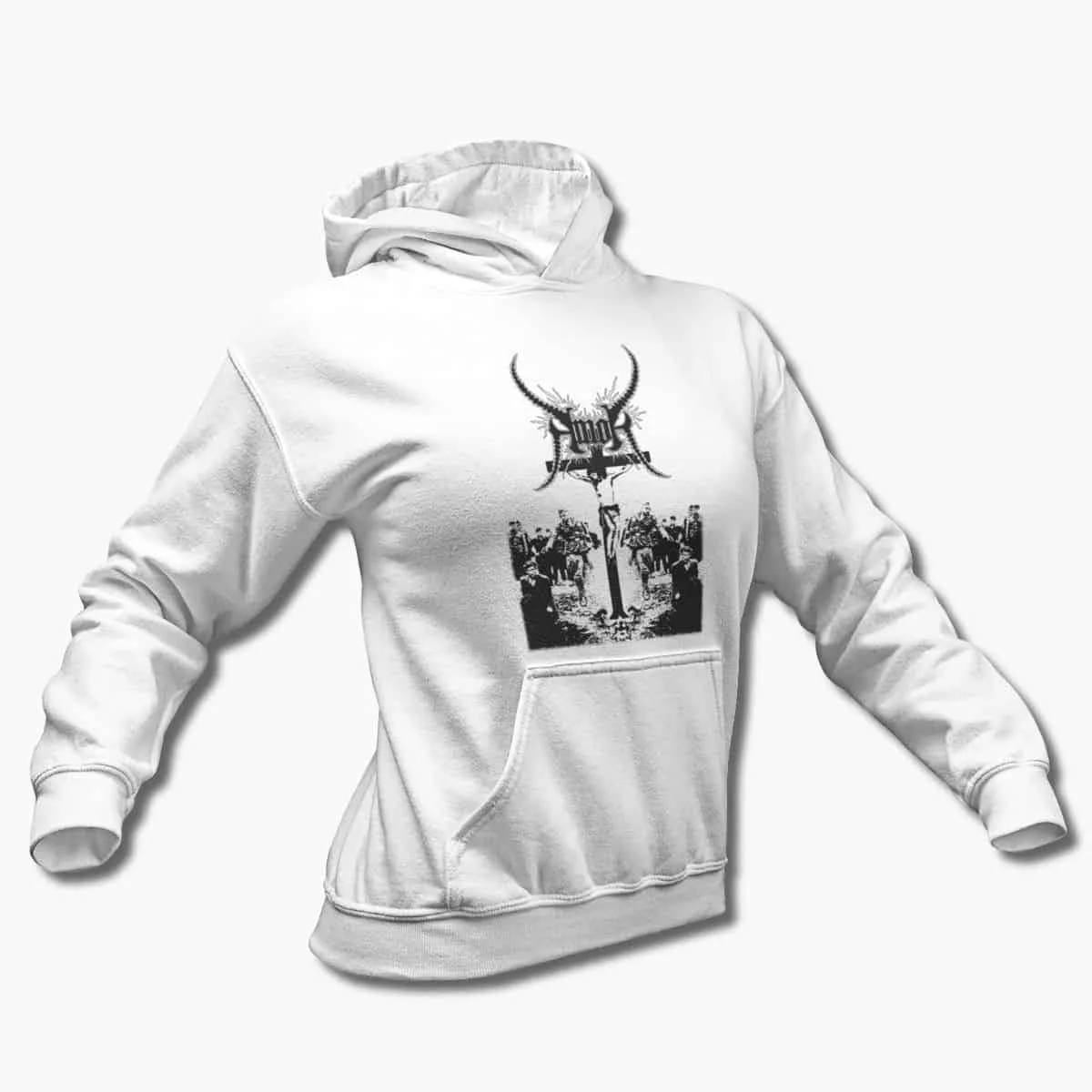 Amok Band Hoodie, Amok Necrospiritual Deathcore Artwork Hooded Sweatshirt, Thrash Metal Merchandise