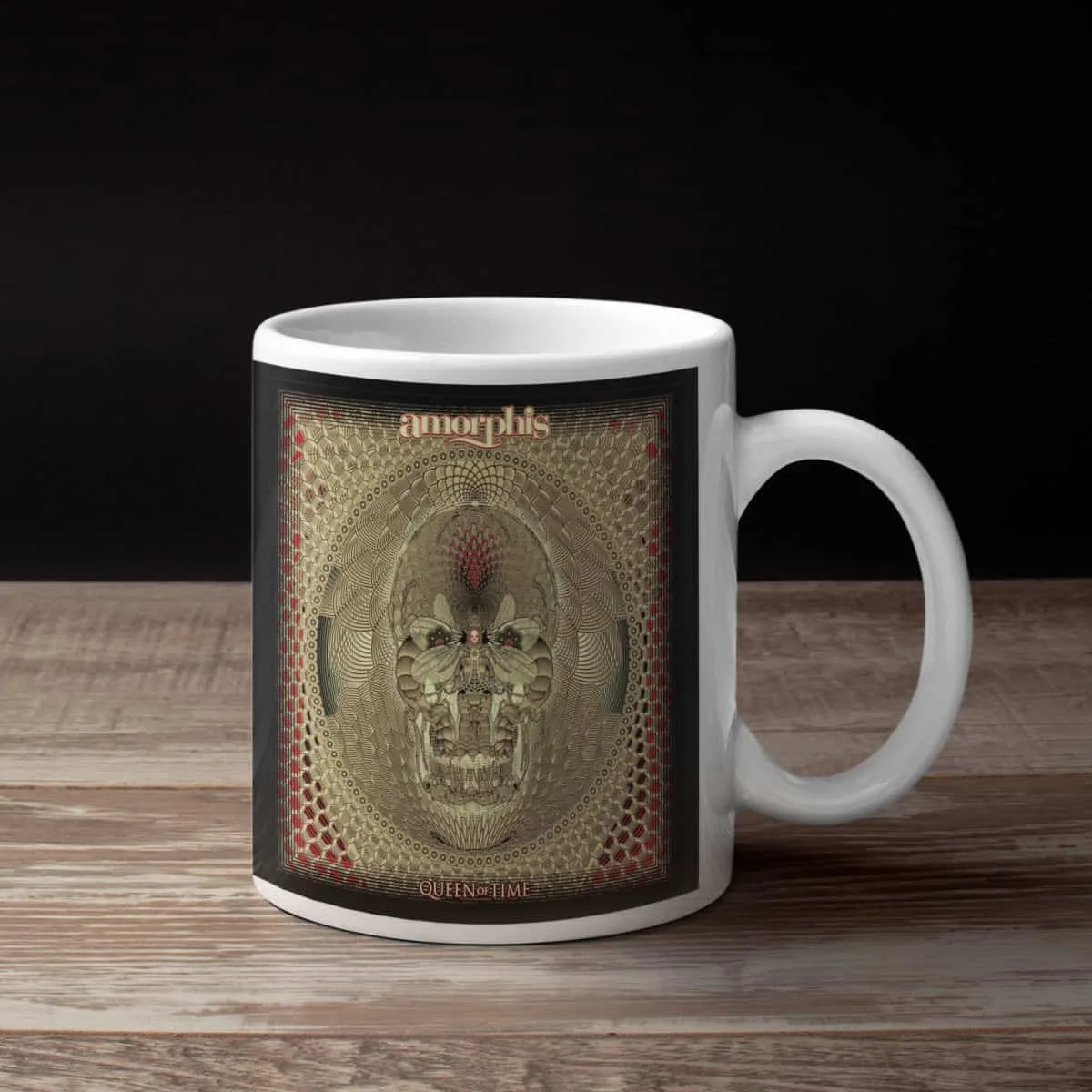 Amorphis Band Coffee Mug, Amorphis Queen of Time Mug