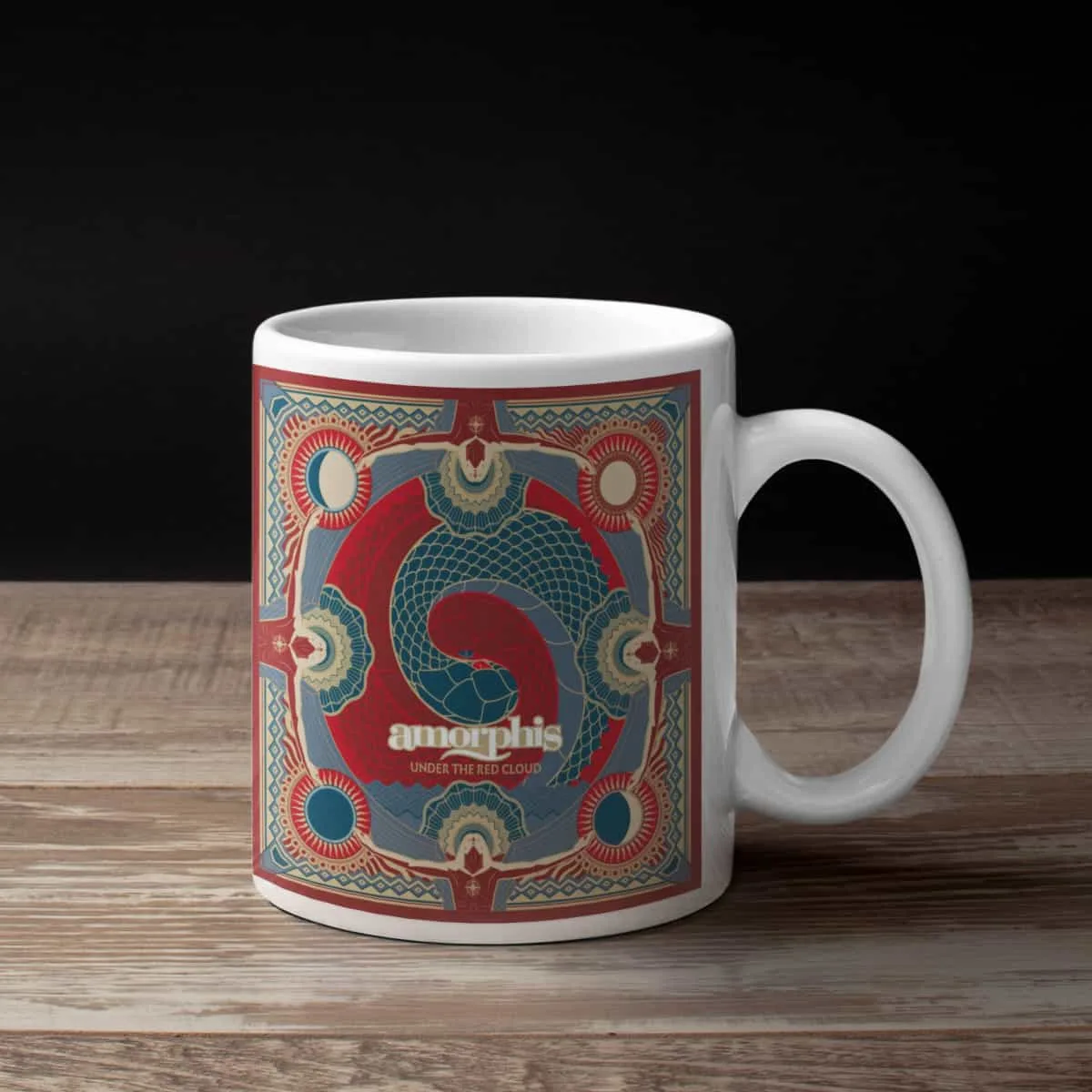 Amorphis Coffee Mug, Amorphis Under The Red Cloud Coffee Mug