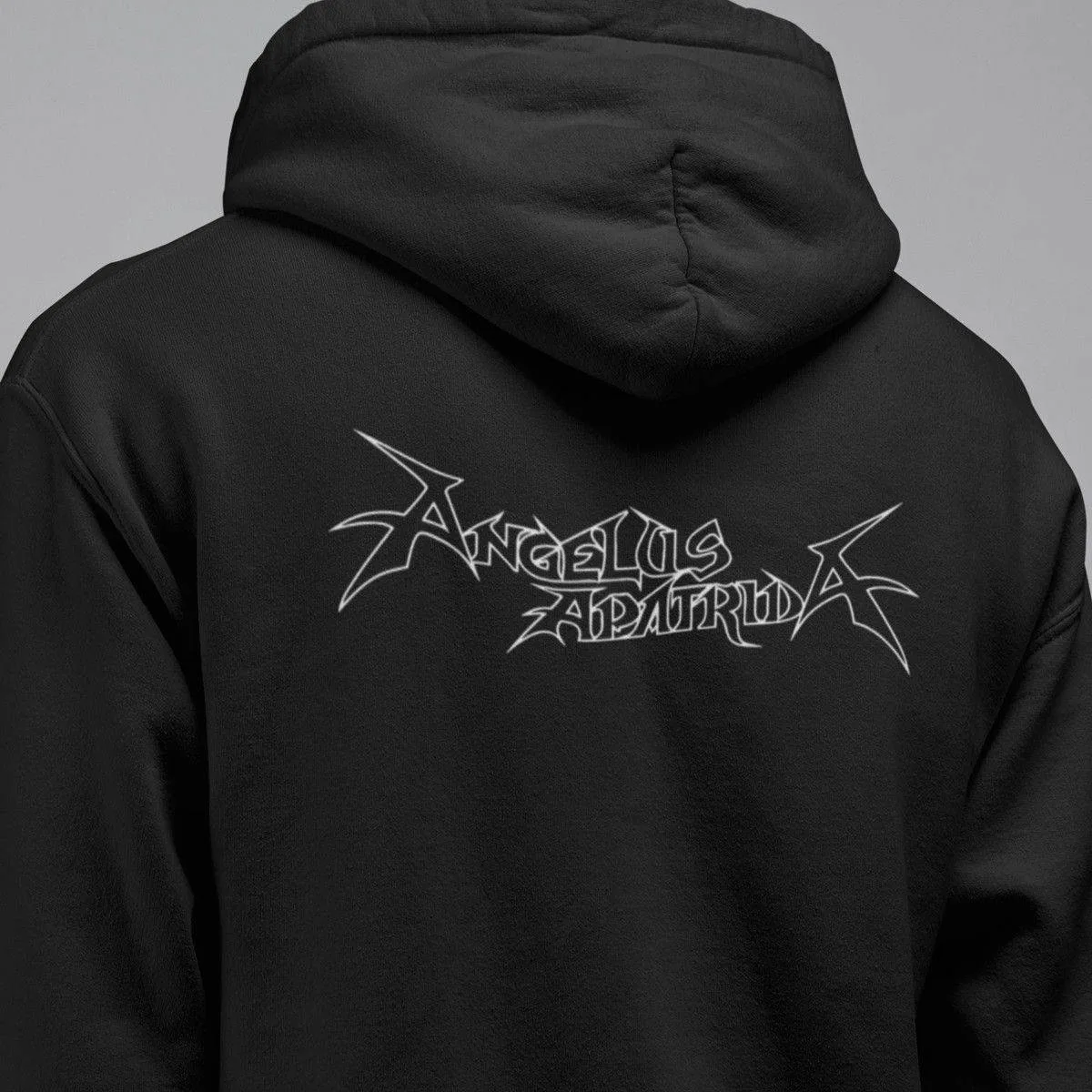 Angelus Apatrida Band Hoodie, Angelus Apatrida Logo Hooded Sweatshirt, Thrash Metal Merch