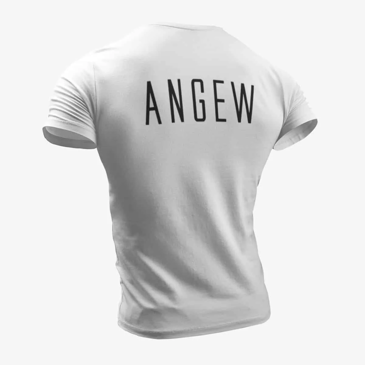 Angew T-Shirt, Angew Logo White T-Shirt, Black Metal Merchandise