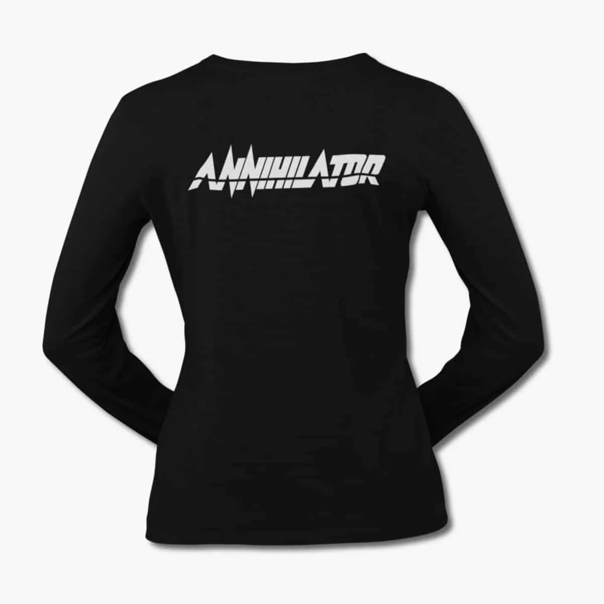 Annihilator Band Long Sleeve T-Shirt, Annihilator Logo Longsleeve T-Shirt, Technical Speed Metal, Thrash Metal Merch