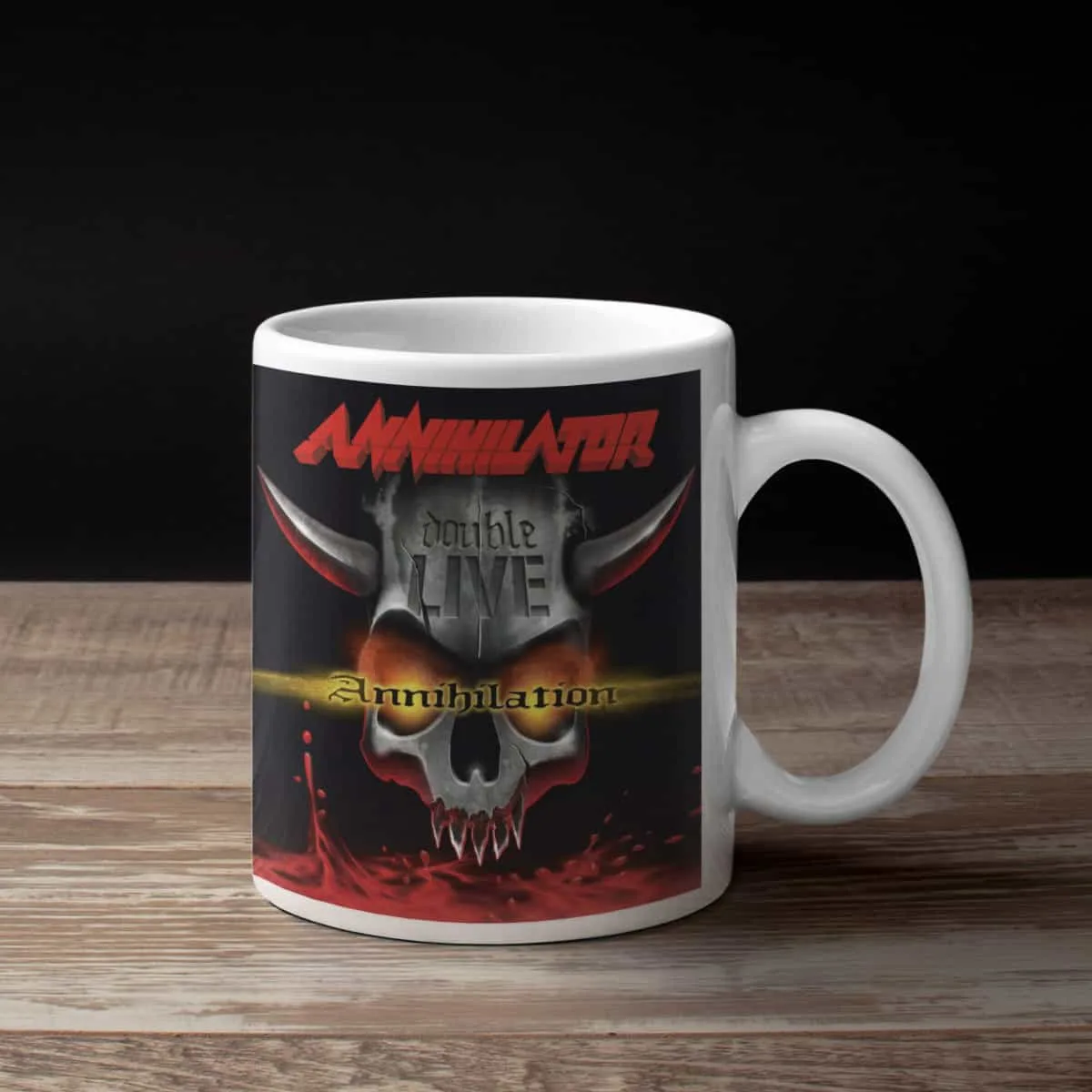 Annihilator Coffee Mug, Annihilator Double Live Annihilation Coffee Mug