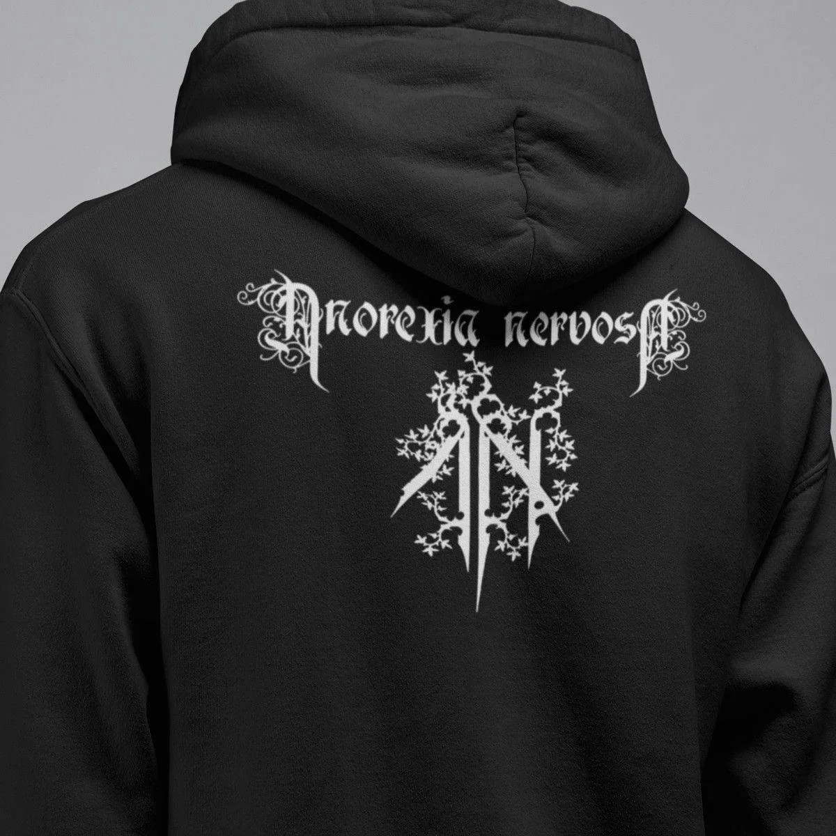 Anorexia Nervosa Band Hoodie, Anorexia Nervosa Logo Hooded Sweatshirt, Symphonic Black Metal Merch