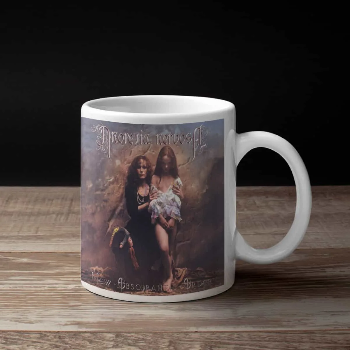 Anorexia Nervosa Coffee Mug, Anorexia Nervosa New Obscurantis Order Coffee Mug