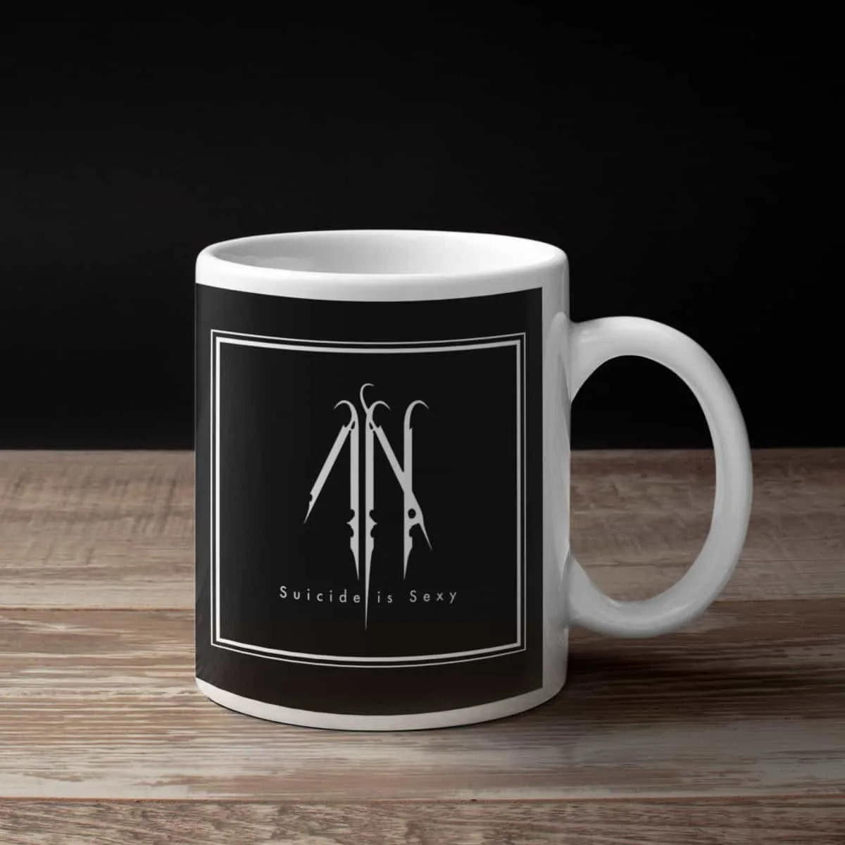 Anorexia Nervosa Coffee Mug, Anorexia Nervosa Suicide is Sexy Coffee Mug