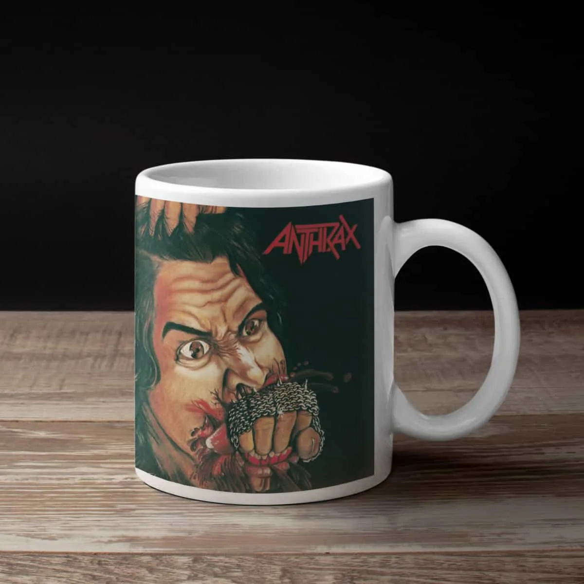 Anthrax Coffee Mug, Anthrax Fistfull Of Metal Coffee Mug