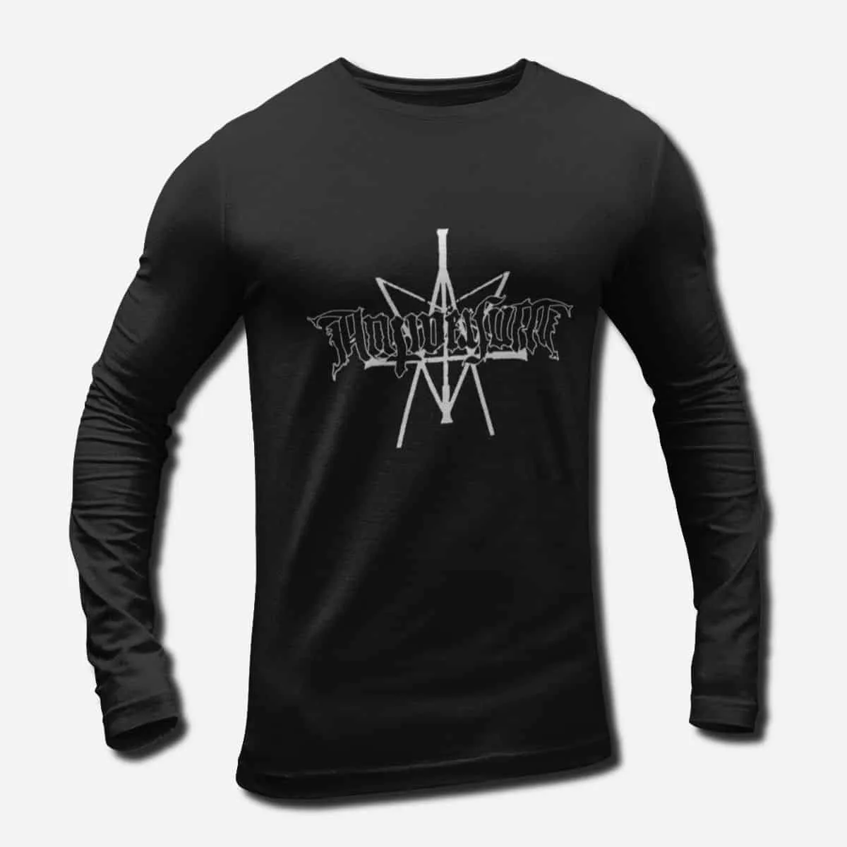 Antiversum Band Long Sleeve T-Shirt, Antiversum Logo Longsleeve T-Shirt, Black Metal, Death Metal Merch