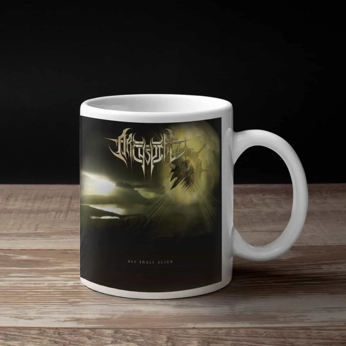 Archspire Coffee Mug, Archspire All Shall Align Coffee Mug