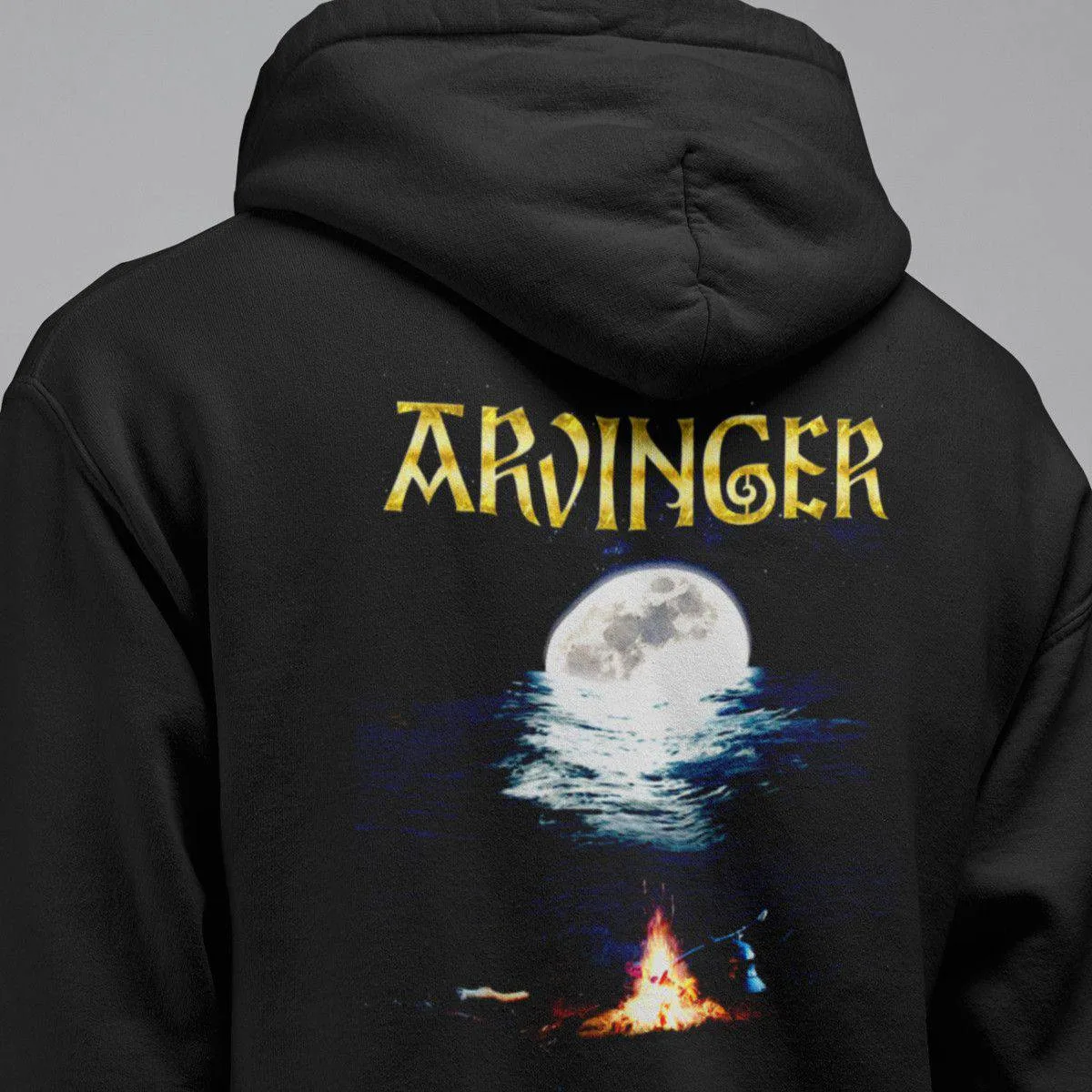 Arvinger Band Hoodie, Arvinger Rast Hooded Sweatshirt, Black Metal Merch