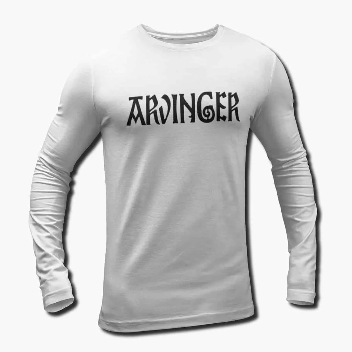 Arvinger Band Long Sleeve T-Shirt, Arvinger Logo Longsleeve T-Shirt, Black Metal Merch