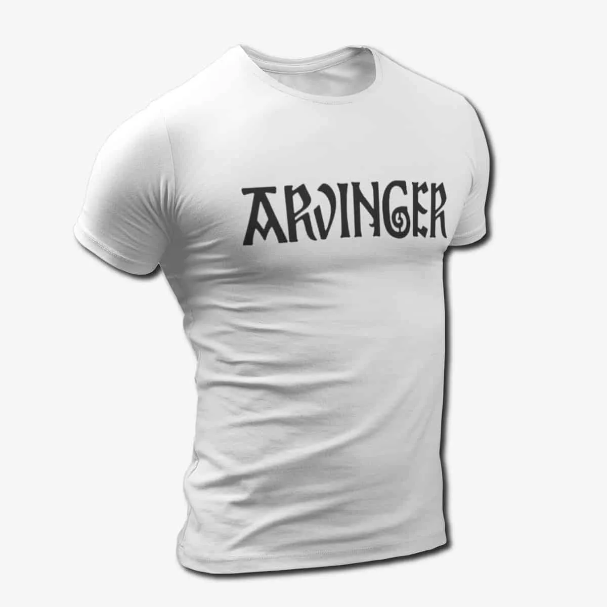 Arvinger Band T-Shirt, Arvinger Logo T-Shirt, Black Metal Merch