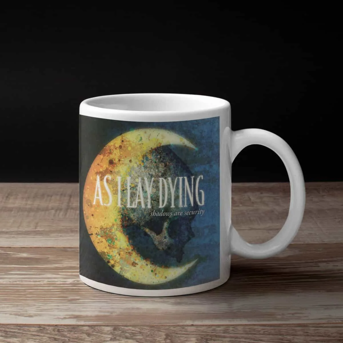 As I Lay Dying Coffee Mug, As I Lay Dying Shadows Are Security Coffee Mug
