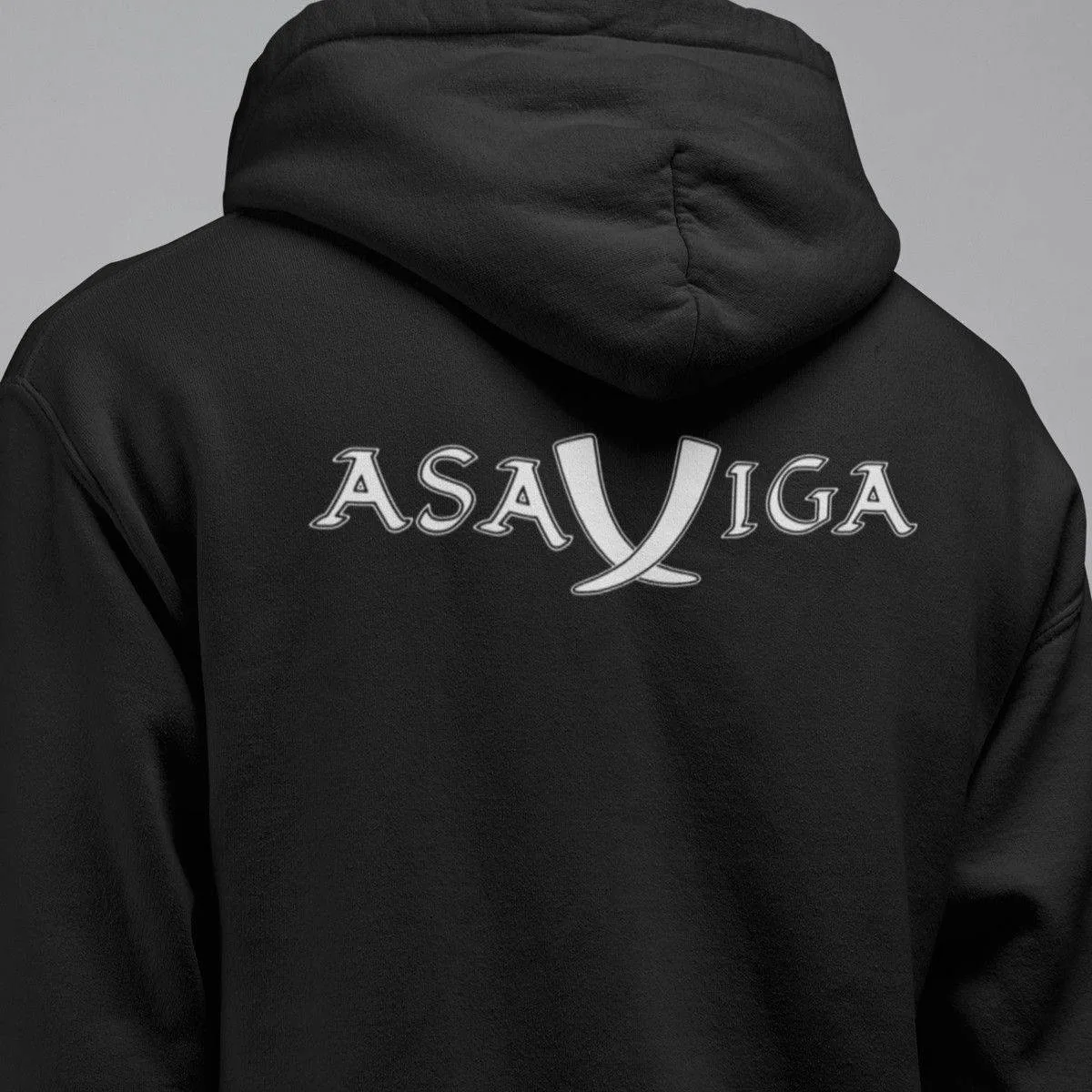 Asaviga Band Hoodie, Asaviga Logo Hooded Sweatshirt, Viking Metal, Pagan Metal Merch