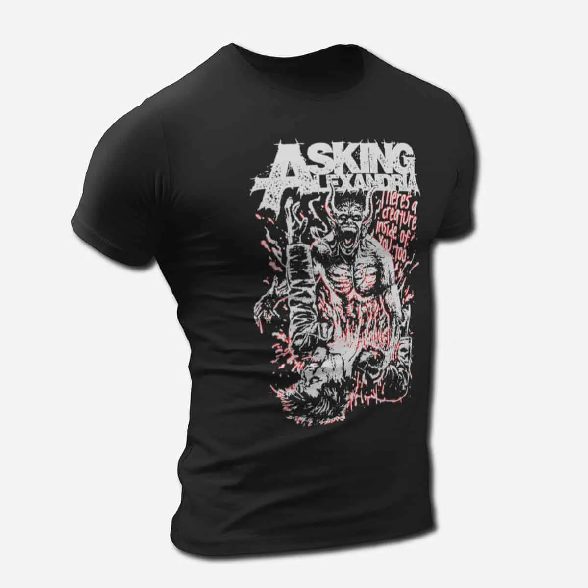 Asking Alexandria Artwork T-Shirt, Heavy Metal Merch