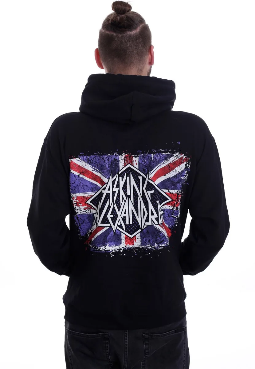 Asking Alexandria UK Flag Hoodie