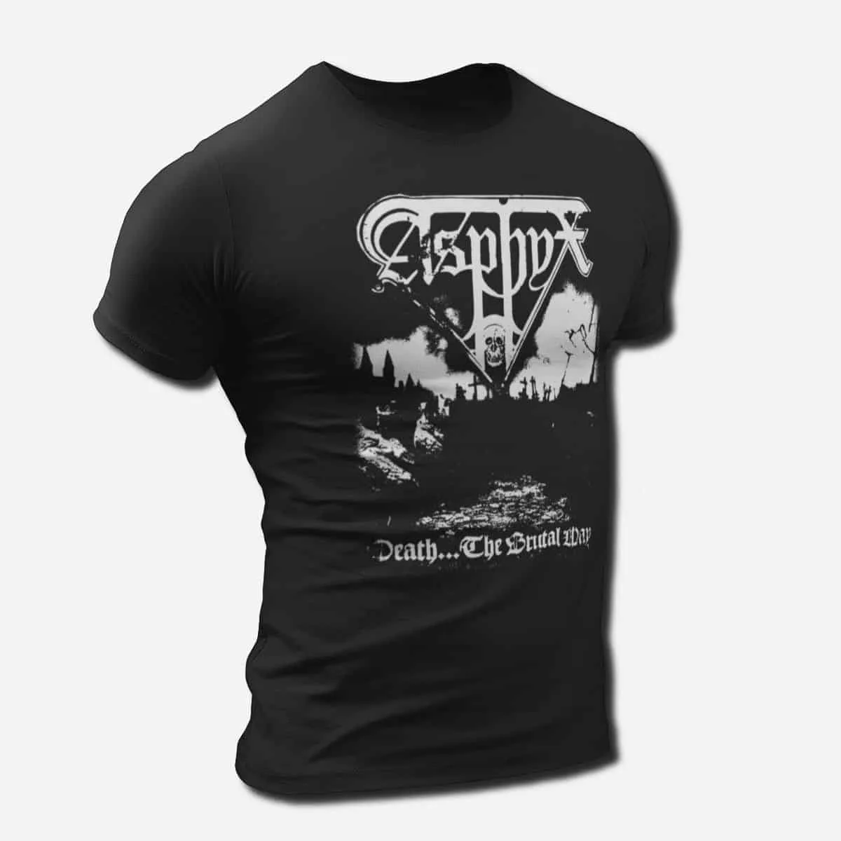 Asphyx Band T-Shirt, Asphyx Death the Brutal Way T-Shirt, Death Metal, Doom Metal Merch