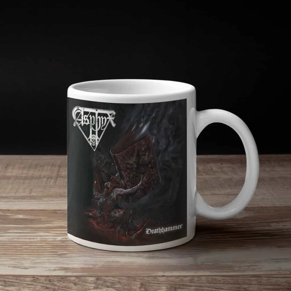 Asphyx Coffee Mug, Asphyx Deathhammer Coffee Mug
