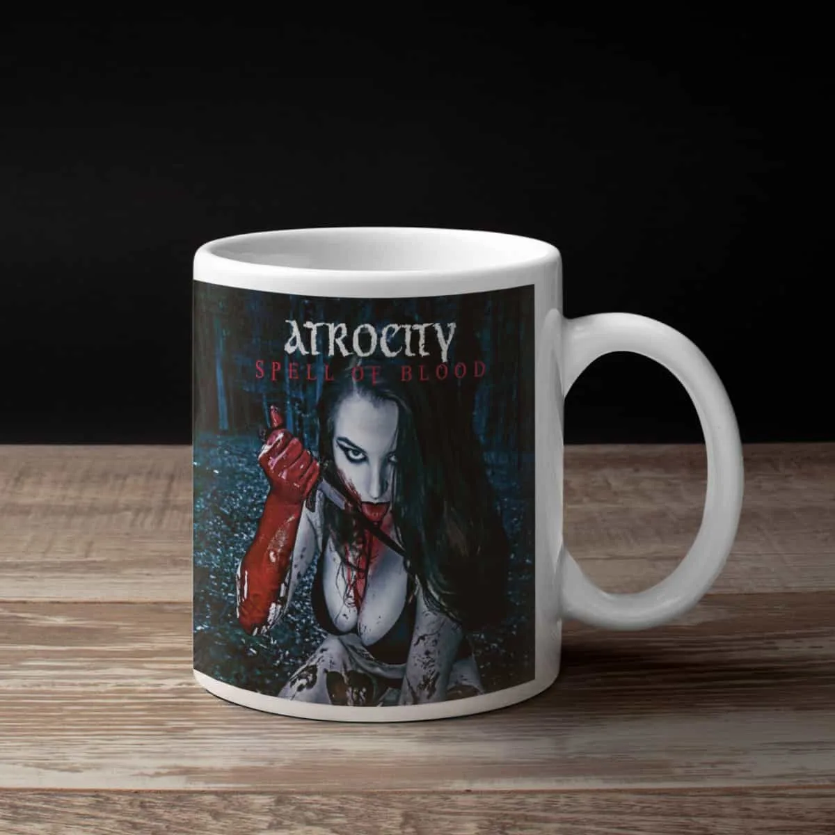 Atrocity Coffee Mug, Atrocity Spell of Blood Coffee Mug